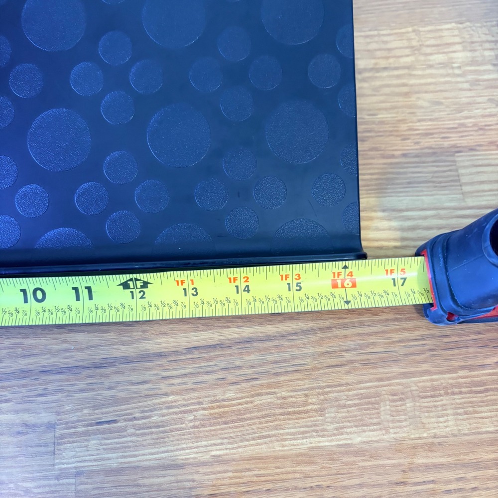 IKEA Brada Laptop Support Riser Angled Polka Dot Textured Black 16.5 x 12.25 - Picture 3 of 7